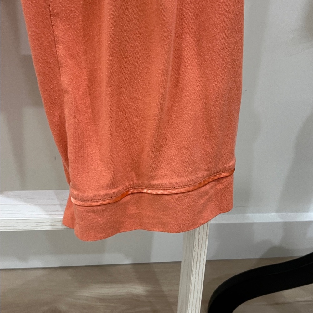COSABELLA Pima Lusso Long Sleeve Top & Pant Set - Orange - Picture 2 of 6